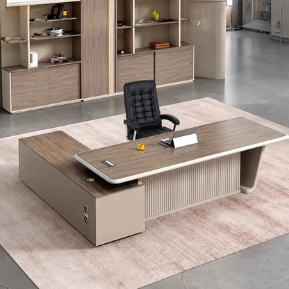 Brimley · Modern L-Shaped Executive Desk