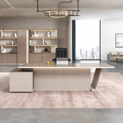 Brimley · Modern L-Shaped Executive Desk