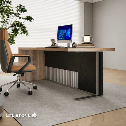 Croft Compact Executive Desk with Cable Management