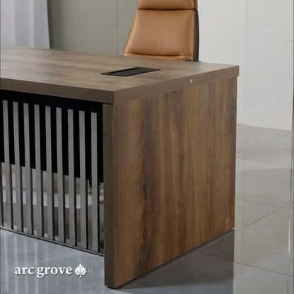 Croft Compact Executive Desk with Cable Management