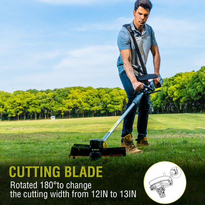 40V 13" Cordless Brush Cutter w/ Battery & Charger DB2501