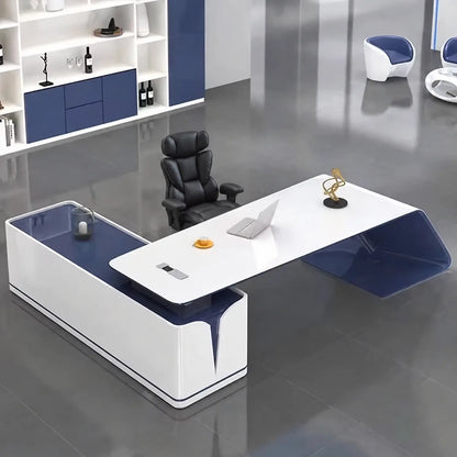 Euclid · Modern L-Shaped Executive Desk