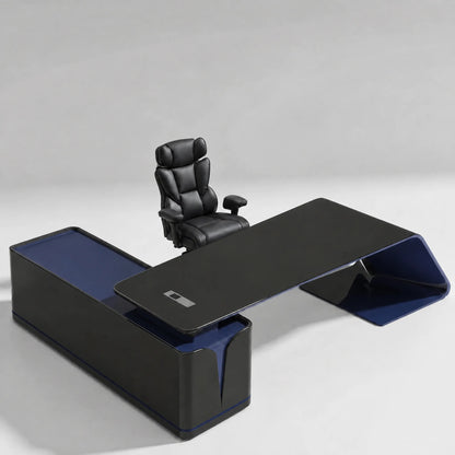 Euclid · Modern L-Shaped Executive Desk