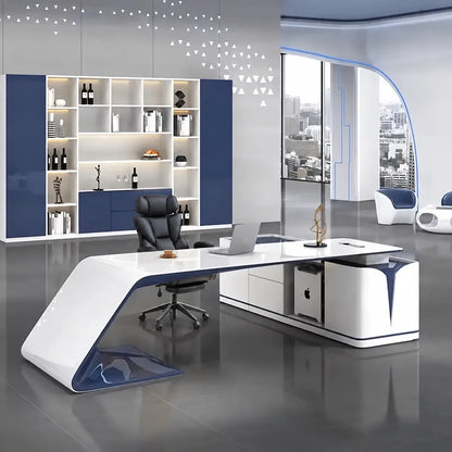 Euclid · Modern L-Shaped Executive Desk