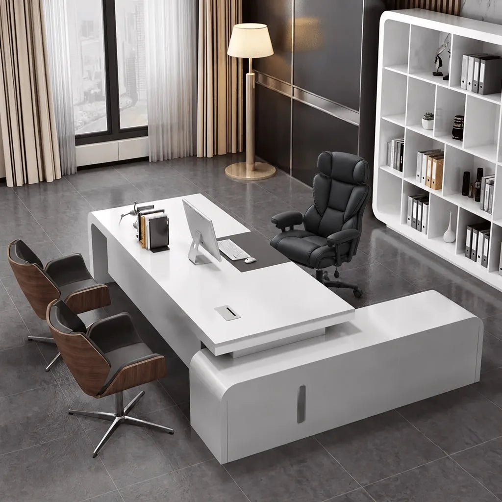 Halcyon · L-Shaped Executive Desk