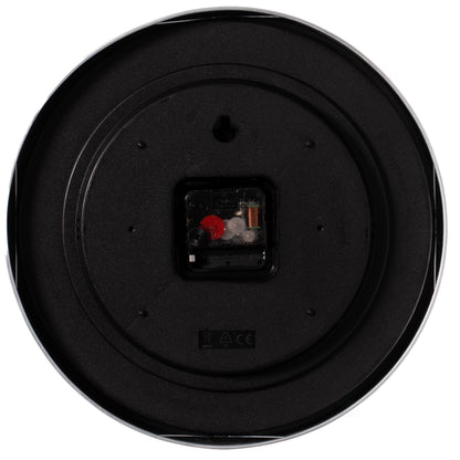 Modern Round Analog Wall Clock Silver