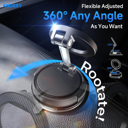 Magnetic Car Phone Holder Mount 78 lb Suction Cup