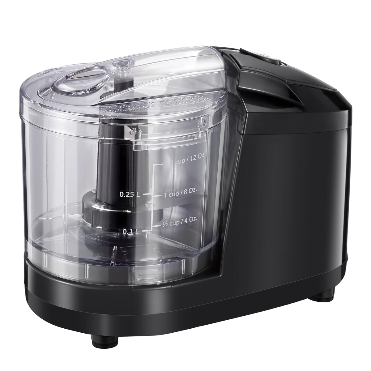 Mini Electric Food Chopper 1.5-Cup 100W Stainless Steel Blade