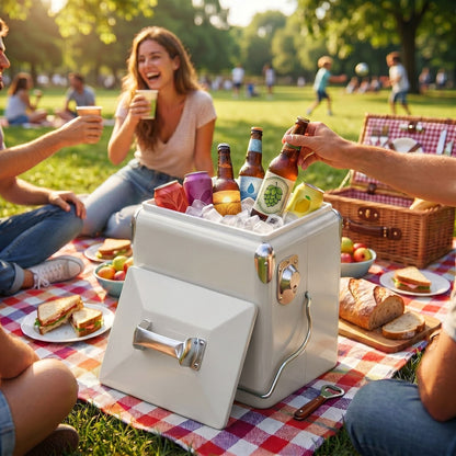 Winado 14 Qt Portable Insulated Ice Chest with Bottle Opener