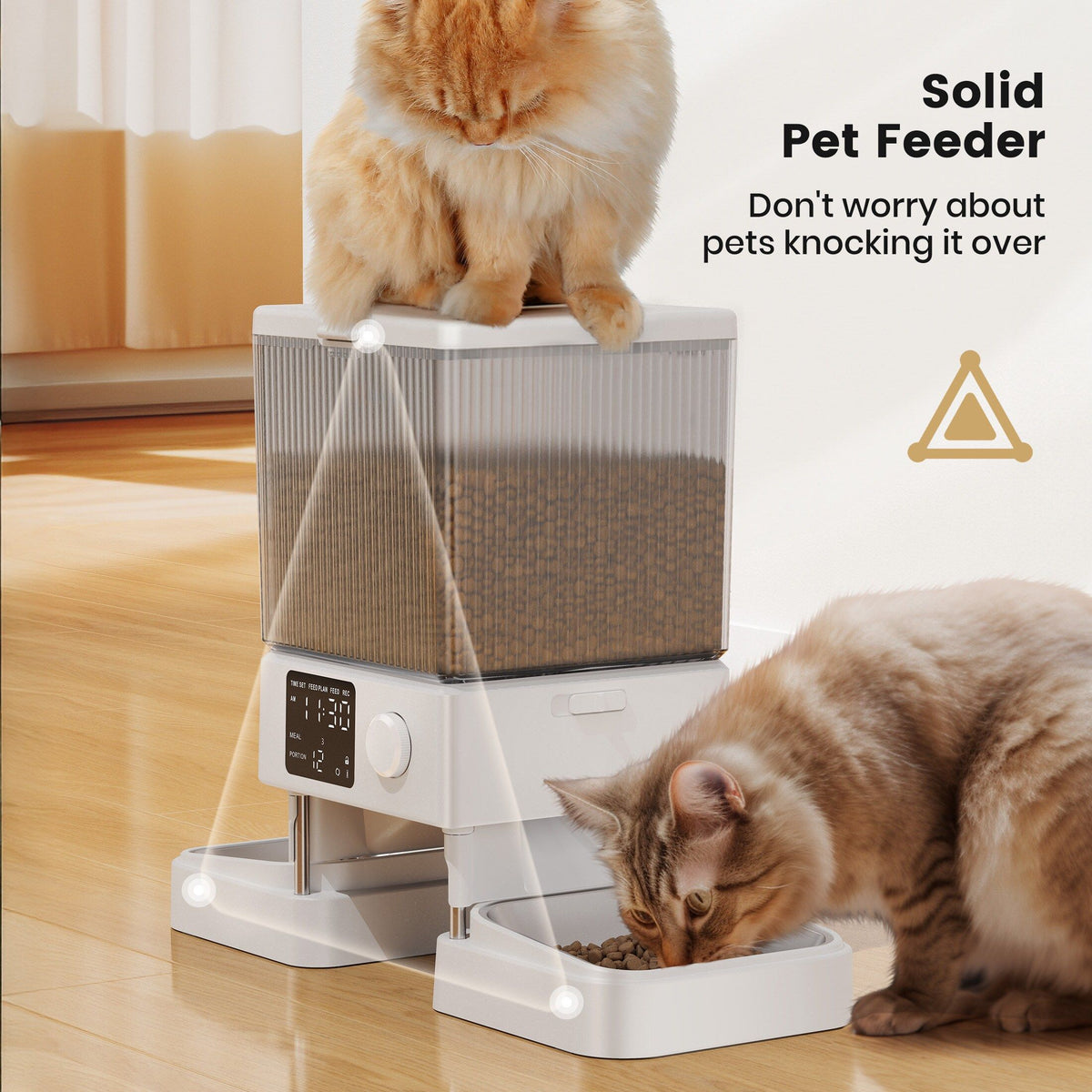 oneisall Automatic Cat Feeder 5L for 2 Pets PF02WAU