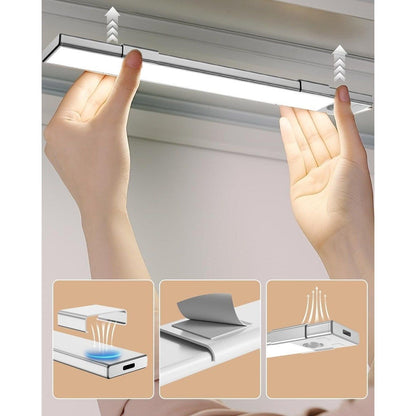 ZXQJRAQ Motion Sensor Under Cabinet Lights Rechargeable 8 Inch