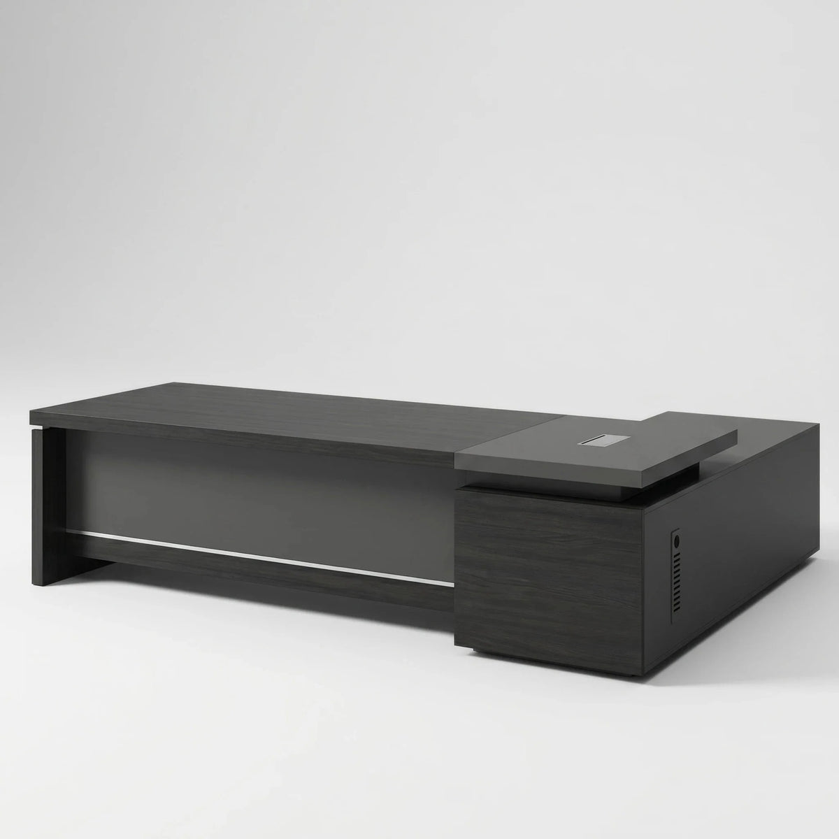 Hershey L-Shaped Executive Desk with Lockable Storage