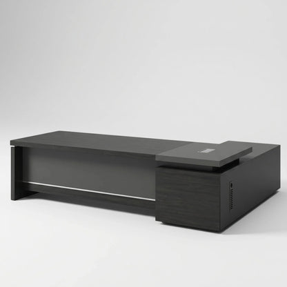 Hershey L-Shaped Executive Desk with Lockable Storage