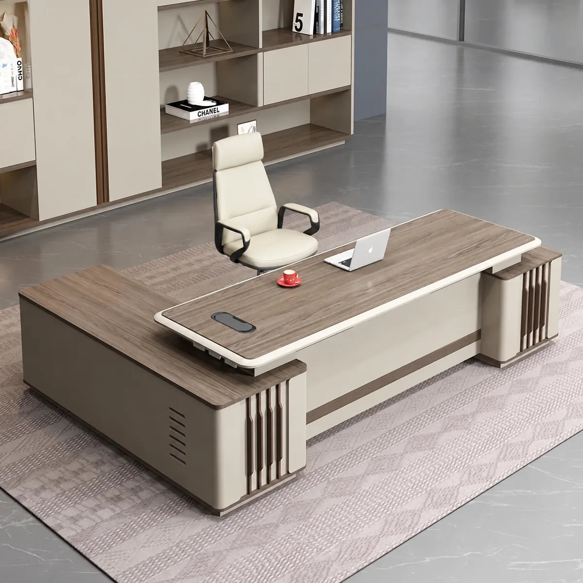 Lauder · Modern L-Shaped Executive Desk