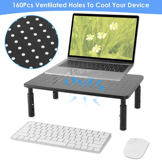 3-Height Adjustable Monitor Stand Riser