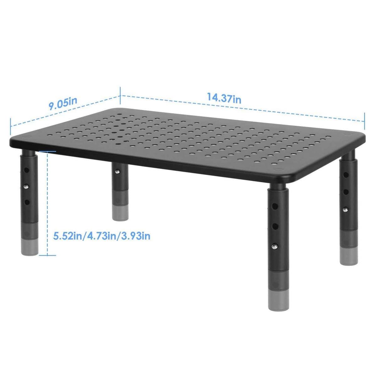 3-Height Adjustable Monitor Stand Riser