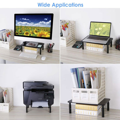 3-Height Adjustable Monitor Stand Riser