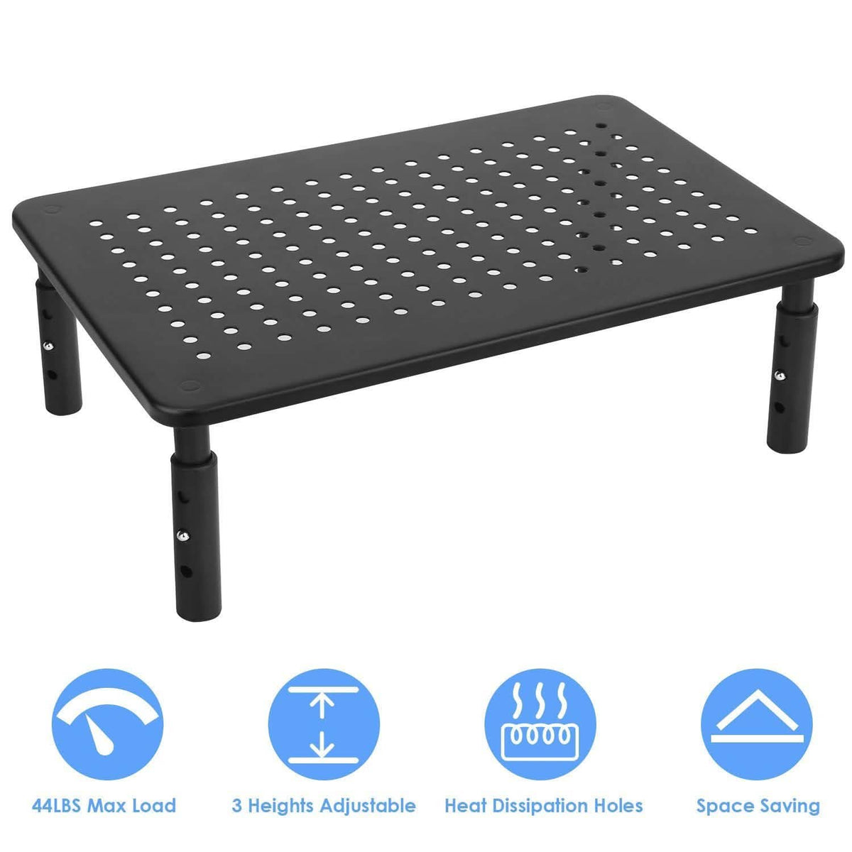 3-Height Adjustable Monitor Stand Riser