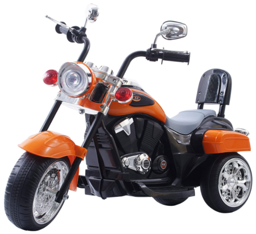 Orange 1-3 Year Old Kids' Motorcycle with Wheels