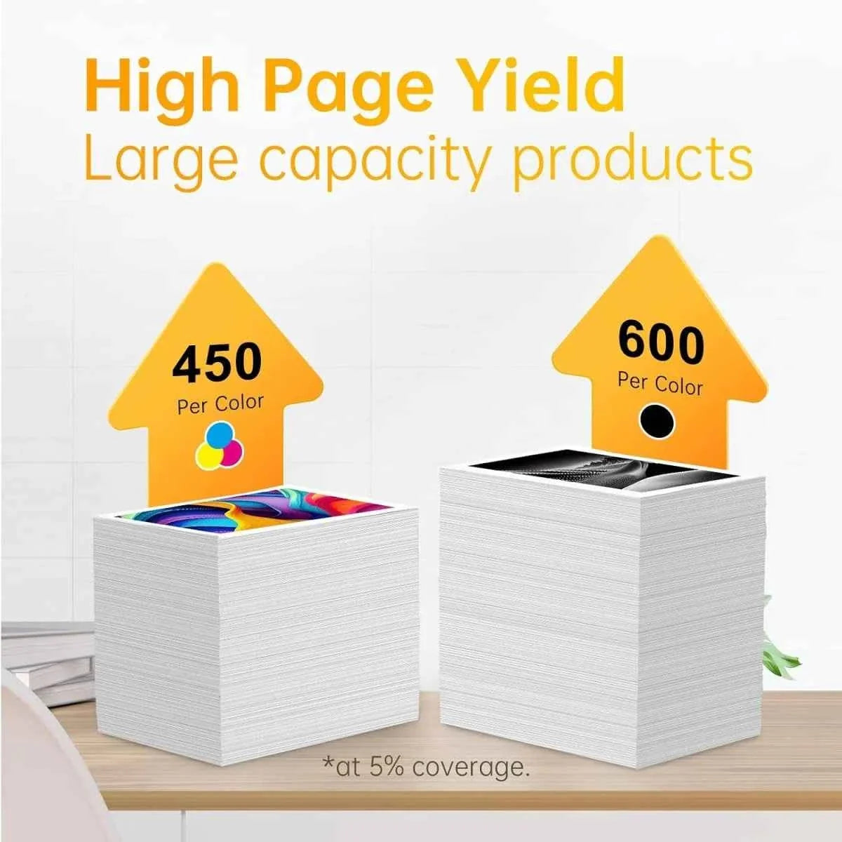 myCartridge Compatible Remanufactured Epson 212XL Ink Cartridges 5-Pack (2 Black, 1 Cyan, 1 Yellow, 1 Magenta) | WF-2850 WF-2830 XP-4100 XP-4105 | 600 Pages High Yield
