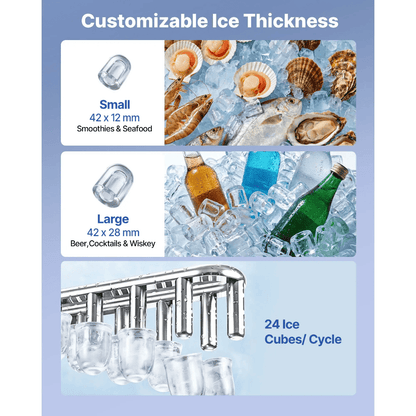 Ice Machines 100Lb / 450Lb In 24 Hours