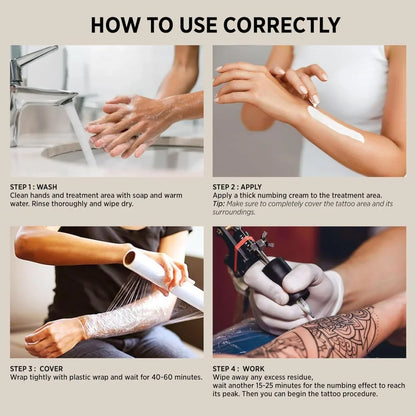 Tattoo Numbing Cream - 1 oz