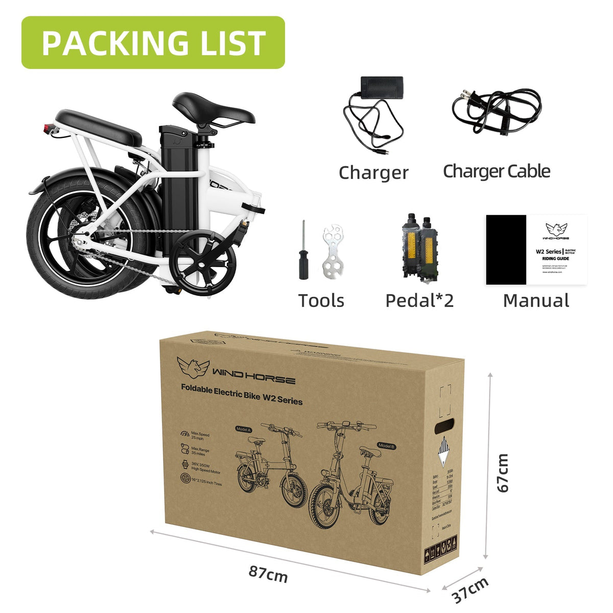 Windhorse W2A Commuter Electric Bike | GYZMOGENIX